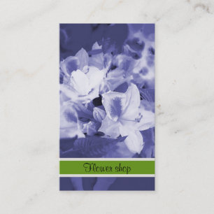 Flower shop business card