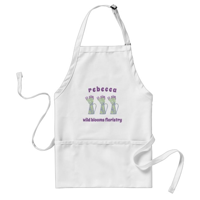 Flower Shop | Floristry Business Cute Retro Standard Apron (Front)