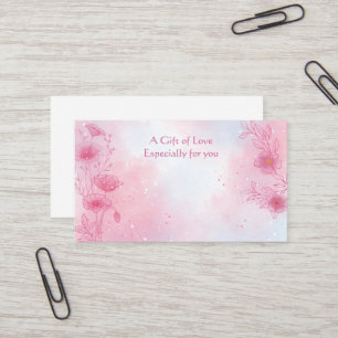 Flower Shop Flower Gift Business Card