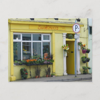 Flower shop in Birr - Ireland Postcard