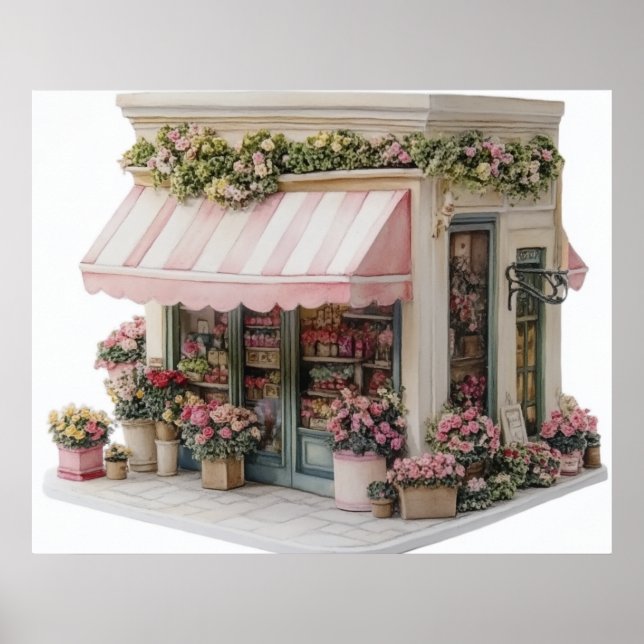 Flower Shop  Poster (Front)