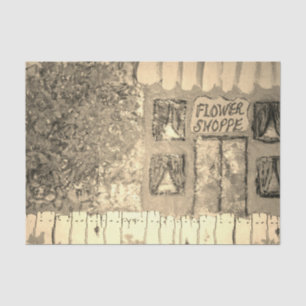 Flower Shoppe Sepia Tissue Paper