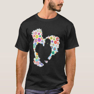 Flower Silkie Chicken Silky Chicken Enthusiast T-Shirt