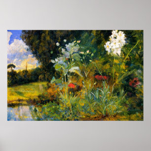 Flower Sketch for The Enchanted Garden Poster