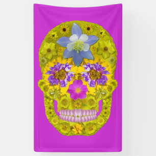 Flower Skull 2 Banner
