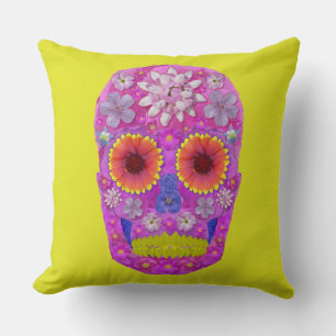 Flower Skull 2 Cushion