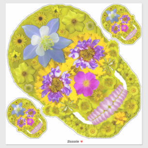 Flower Skull 3