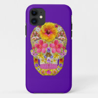 Flower Skull 4 - Tropical