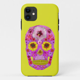 Flower Skull 7 iPhone 11 Case