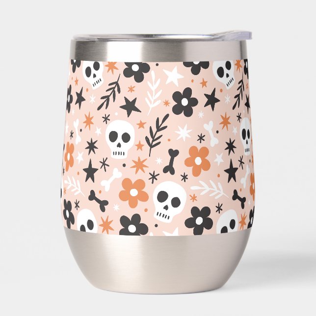 Flower Skull Pattern (Left)