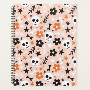 Flower Skull Pattern Planner