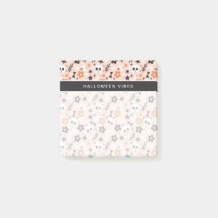 Flower Skull Pattern Post-it Notes