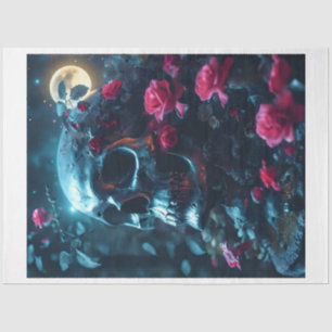 Flower Skull Tissue Paper