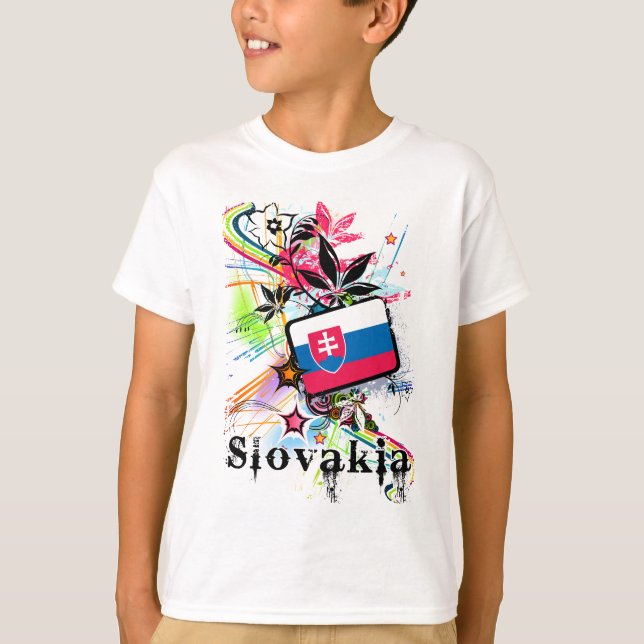 Flower Slovakia T-Shirt (Front)