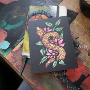 Flower Snake Postcard