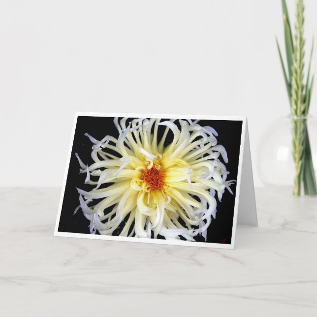 flower spindle card (Front)