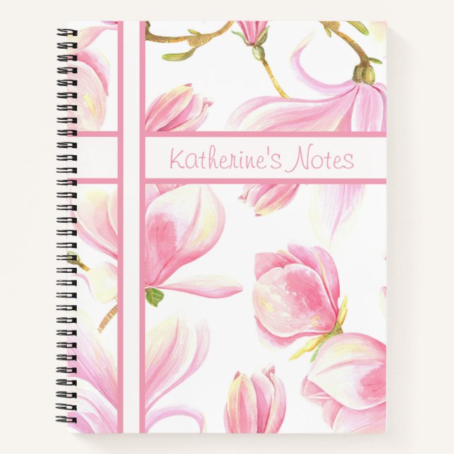Flower Spiral Notebook (Front)