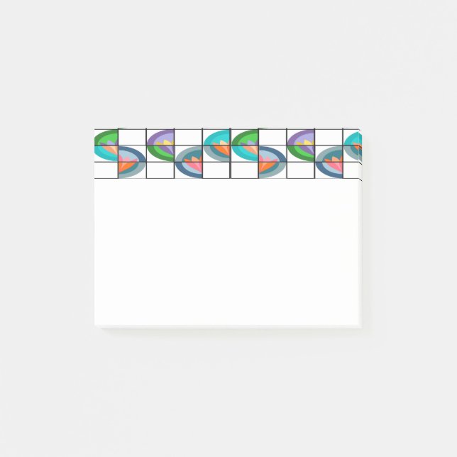 Flower Splits Post-it Notes (Front)