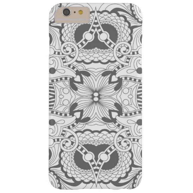 Flower Square Doodle Case-Mate iPhone Case (Back)