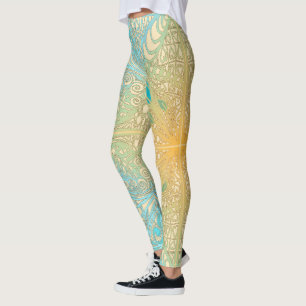 Flower Square Rose Overlay Lace Art Leggings