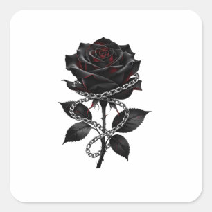 flower square sticker