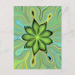 Flower Star Postcard