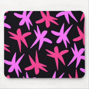 Flower Stars Mouse Pad