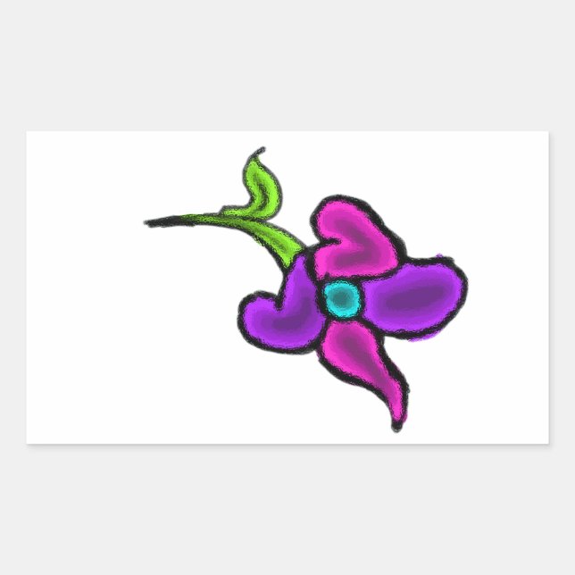 flower sticker (Front)
