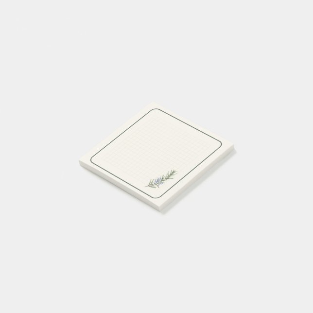 Flower Sticky Notes 3x3 Inch Notepad for Desk (Angled)
