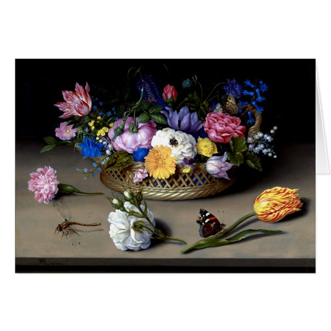 Flower Still Life Bosschaert Dutch Painting Art (Front Horizontal)