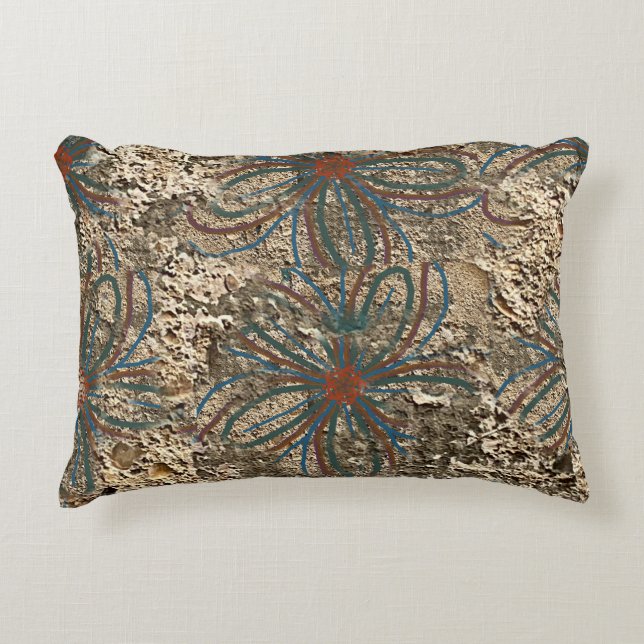 Flower Stone SW Design 1 Decorative Cushion (Front)