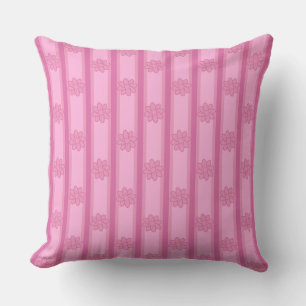 Flower Striped Cushion
