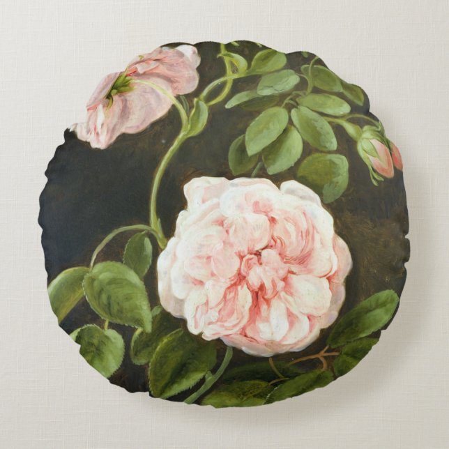 Flower Study Round Cushion (Front)