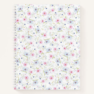 Flower style Spiral Notebook