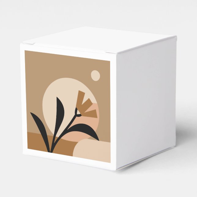 Flower Sun Boho Favour Box (Front Side)