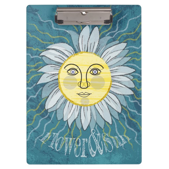 Flower & Sun - Nature Clipboard (Front)