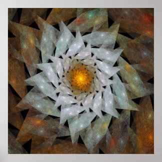 'Flower Sun' Poster