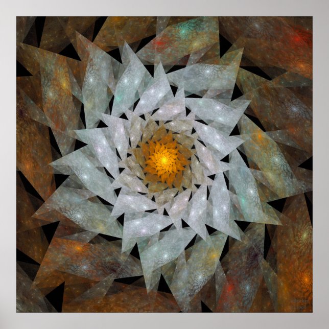 'Flower Sun' Poster (Front)