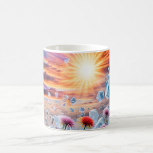 Flower Sunset Coffee Mug