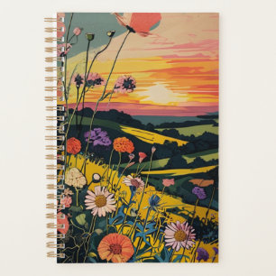 Flower Sunset Planner