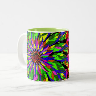 Flower-Swirl Mug