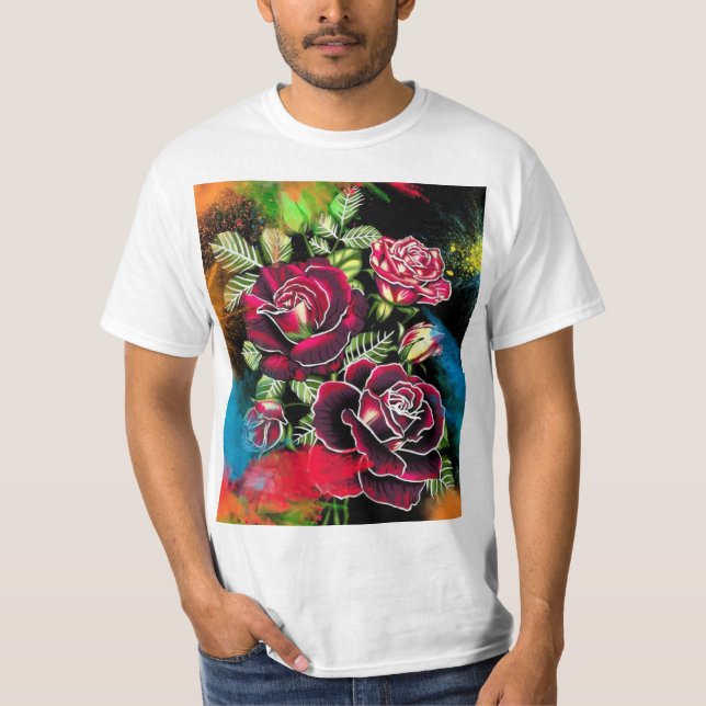 flower t-shirt (Front)