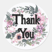 Flower Tag Thankyou Wreath Classy Coquette