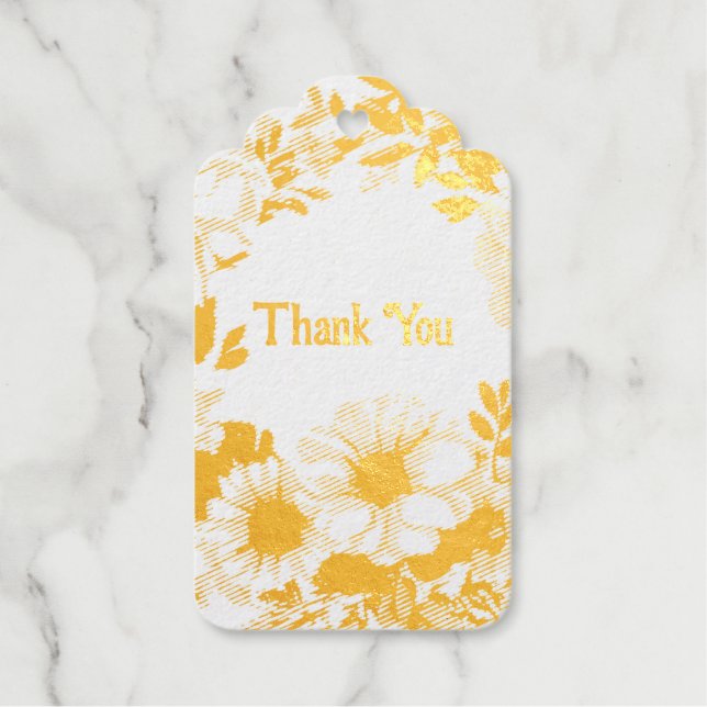 Flower Tag Thankyou Wreath Classy Coquette (Front)