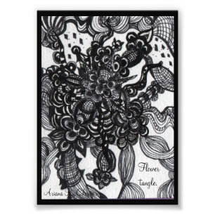 Flower Tangle Photo Print