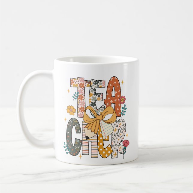 Flower Teacher  Coffee Mug (Left)