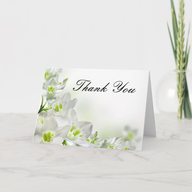 Flower Thank You Cards (Front)