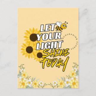 Flower Theme Postcard