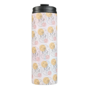 Flower Thermal Tumbler