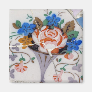 Flower tiles magnet